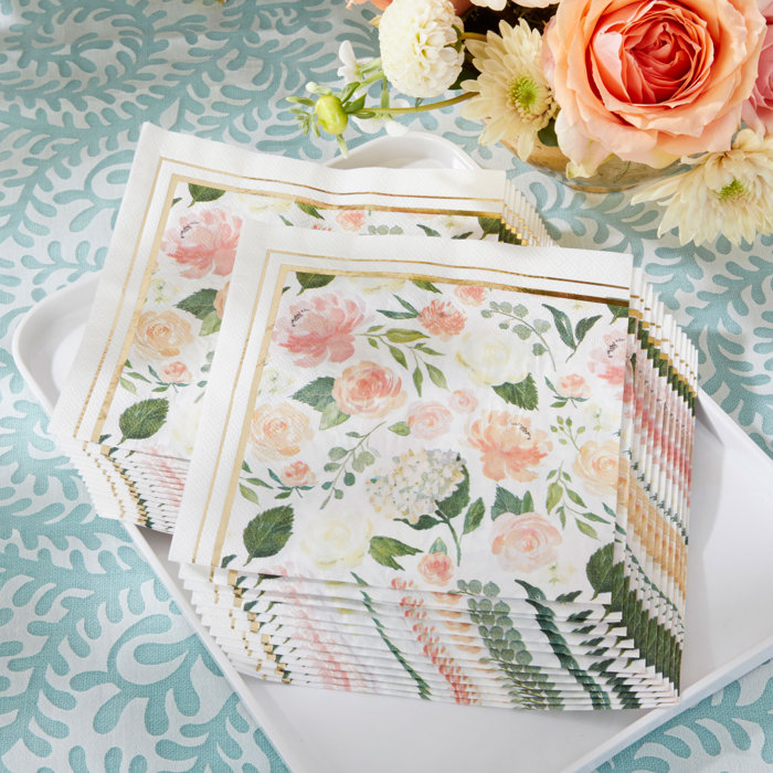 Kate Aspen Disposable Wedding Napkins for 30 Guests Wayfair